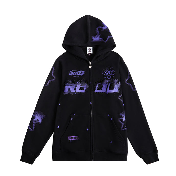 Ranboo Star Zip-Up Hoodie